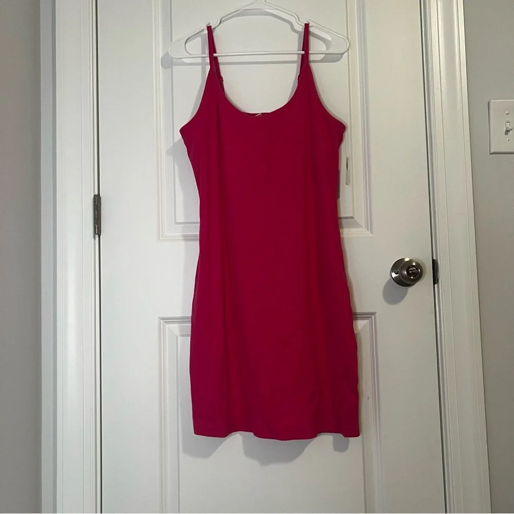 Old Navy Sports Tennis‎ Dress Size Women's XL Hot Pink Adjustable Straps